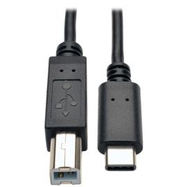 USB-B Male to USB-C(TM) Male 2.0 Cable, 6ft