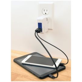 3.4-Amp 2-Port USB Wall Charger/Travel Charger