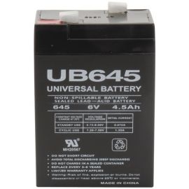 Sealed Lead Acid Batteries (6V; 4.5Ah; UB645)