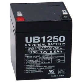 Sealed Lead Acid Batteries (12V; 5Ah; .187 Tab Terminals; UB1250)