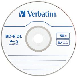 BD-R DL 50GB 6X Branded Blu-ray Disc(R), 10-ct Spindle