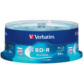 25GB 6x Blu-ray Disc(R) BD-R (25-ct Spindle)