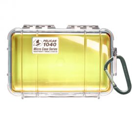 Pelican 1040 Micro Case w/Clear Lid - Yellow
