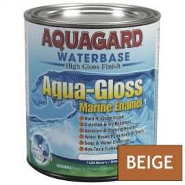 Aquagard Aqua Gloss Waterbased Enamel - 1Qt - Beige