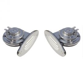 Ongaro Mini Dual Drop-In Horn w/SS Grills High & Low Pitch