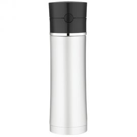 Thermos Sipp™ Vacuum Insulated Hydration Bottle - 18 oz. - Stainless Steel/Black