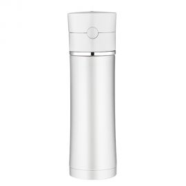 Thermos Sipp Vacuum Insulated Hydration Bottle - 18oz. - Stainless Steel/White