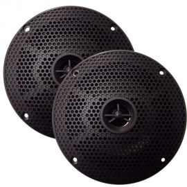 SeaWorthy SEA5582B 5" Round 2-Way Speakers - 75W - Black *Bulk Package*