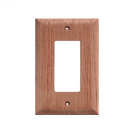 Whitecap Teak Ground Fault Outlet Cover/Receptacle Plate - 2 Pack