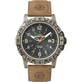Timex Expedition Rugged Metal Field Watch - Black/Tan