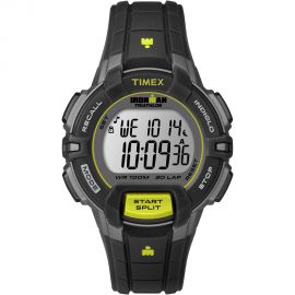 Timex Ironman 30 Lap Rugged Mid Size Watch - Black/Lime