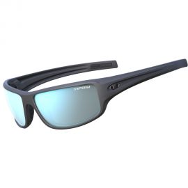Tifosi Bronx Smoke Bright Blue Lens Sunglasses - Matte Gunmetal
