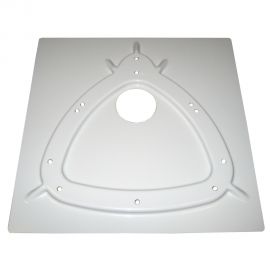 KING Jack Mounting Plate f/Replacing Old TV Antennas to Cover Mounting Holes