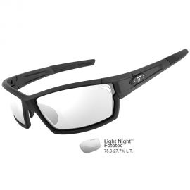 Tifosi Camrock Matte Black Fototec™ Sunglasses - Light Night™ Fototec™