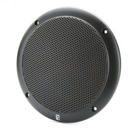 PolyPlanar 6" 2-Way Coax-Integral Grill Marine Speaker - (Pair) Black
