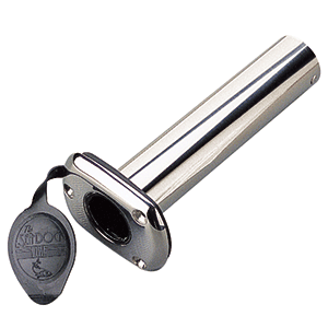 Sea-Dog Stainless Steel Flush Mount Rod Holder w/Cap - 90°